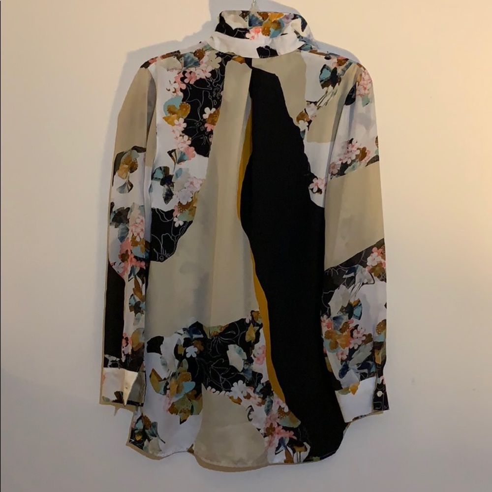 3.1 Phillip Lim - abstract floral blouse, size s - Picture 2 of 6